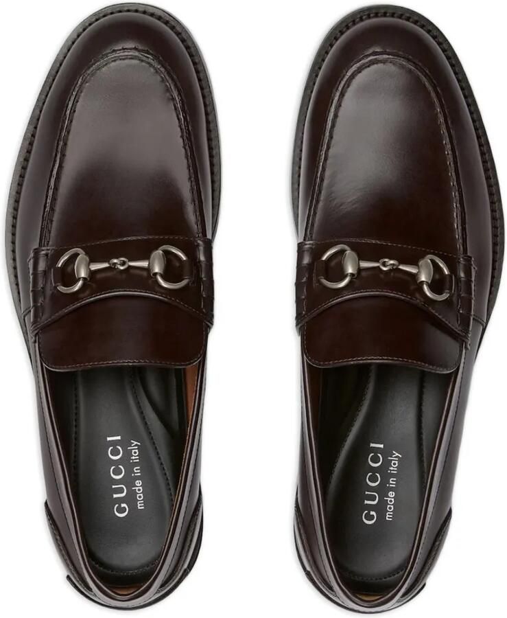 Gucci Horsebit loafers Bruin - Foto 2