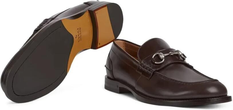 Gucci Horsebit loafers Bruin - Foto 3