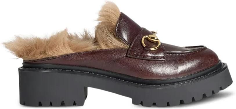 Gucci Horsebit muiltjes Bruin