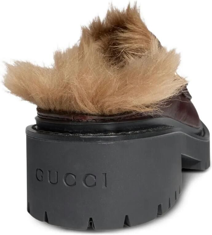 Gucci Horsebit muiltjes Bruin - Foto 2