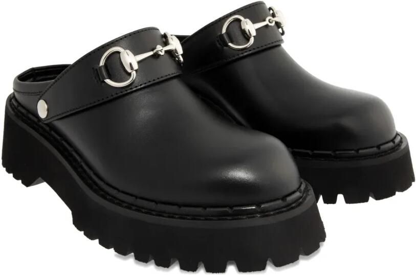 Gucci Horsebit muiltjes met plateauzool Zwart - Foto 4