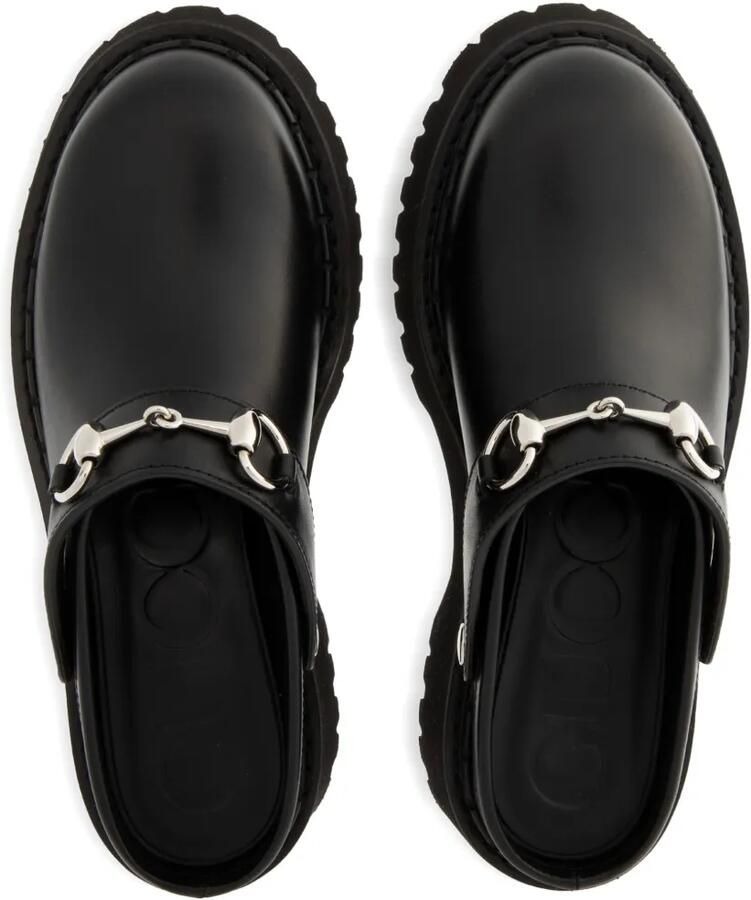 Gucci Horsebit muiltjes met plateauzool Zwart - Foto 2