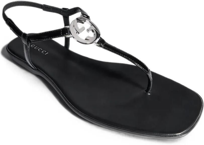 Gucci Interlocking G sandalen Zwart - Foto 5