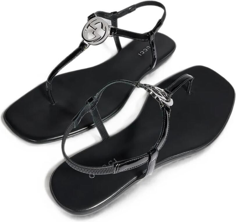 Gucci Interlocking G sandalen Zwart - Foto 3