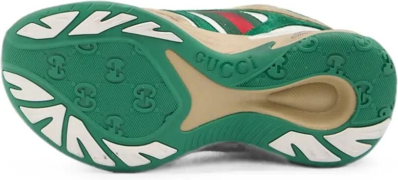 Gucci Interlocking G sneakers met Web-streep Beige - Foto 5