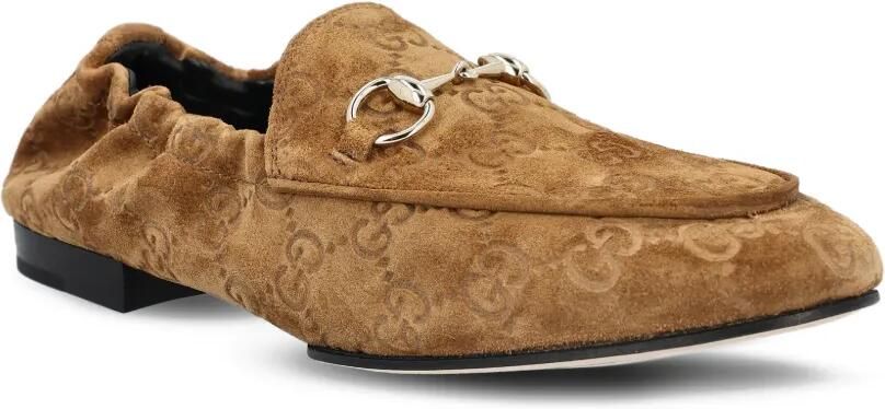 Gucci Jordaan Horsebit loafers Bruin - Foto 4