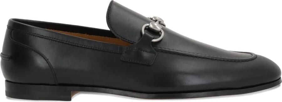 Gucci Jordaan leren loafers Zwart
