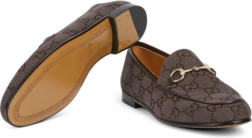 Gucci Jordaan loafers Bruin - Foto 3