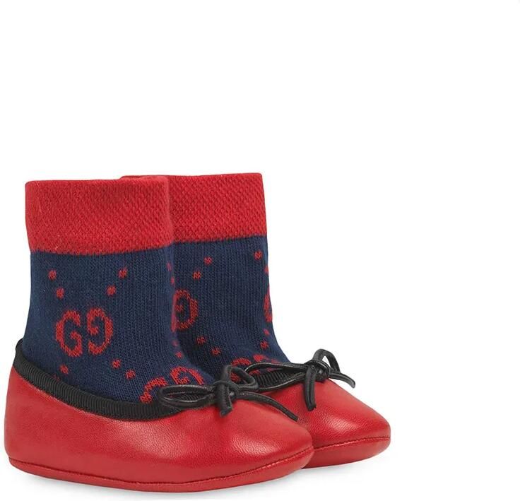 Gucci Kids Ballerina's met GG sok Rood - Foto 2