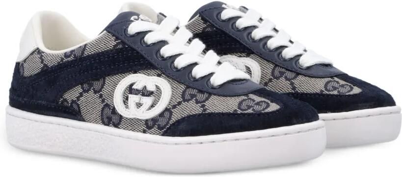 Gucci Kids G74 GG Supreme sneakers Blauw