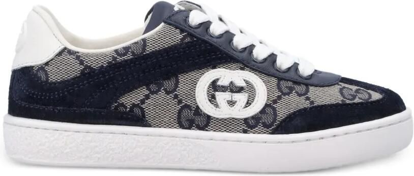 Gucci Kids G74 GG Supreme sneakers Blauw - Foto 4