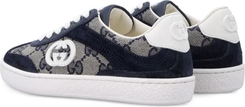 Gucci Kids G74 GG Supreme sneakers Blauw - Foto 3