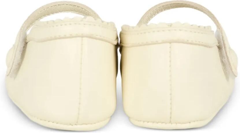 Gucci Kids Gewelfde ballerina's met logo Wit - Foto 4