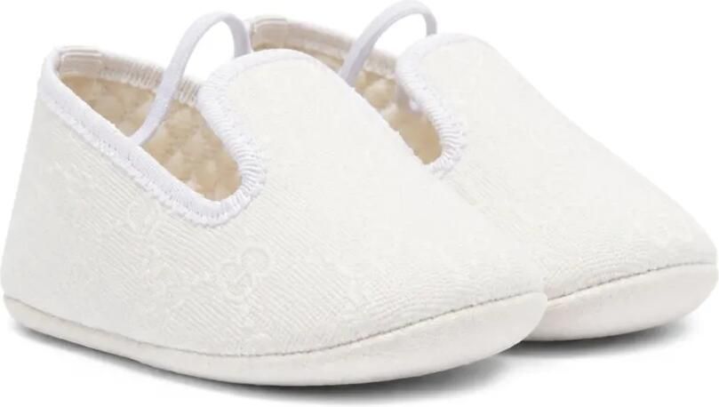 Gucci Kids GG Supreme canvas bootschoenen Wit