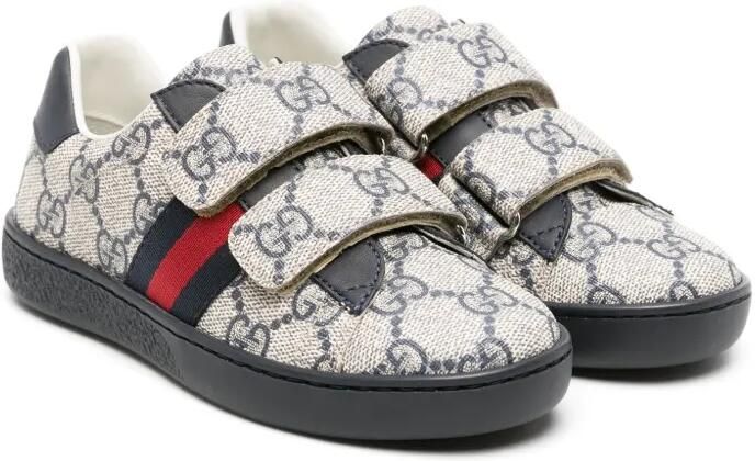 Gucci Kids GG Supreme canvas sneakers Beige