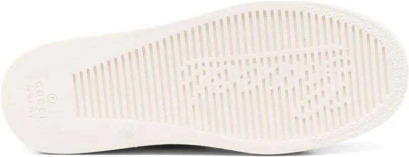 Gucci Kids GG Supreme Web-stripe sneakers Beige - Foto 4