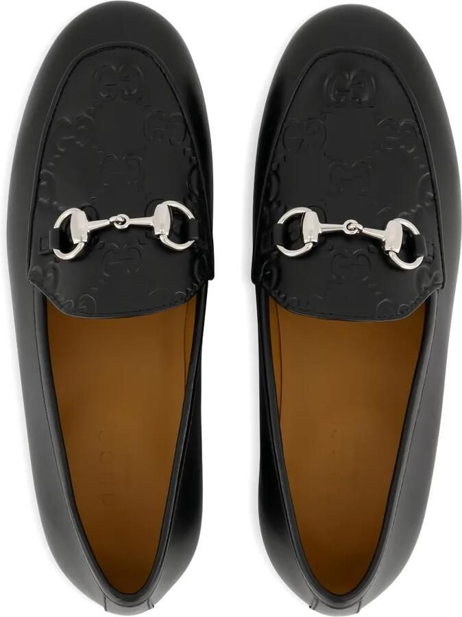 Gucci Kids Horsebit GG loafers Zwart - Foto 2