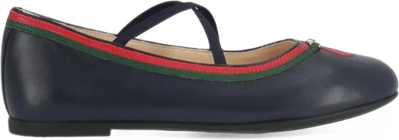 Gucci Kids Interlocking G ballerina's Blauw - Foto 4