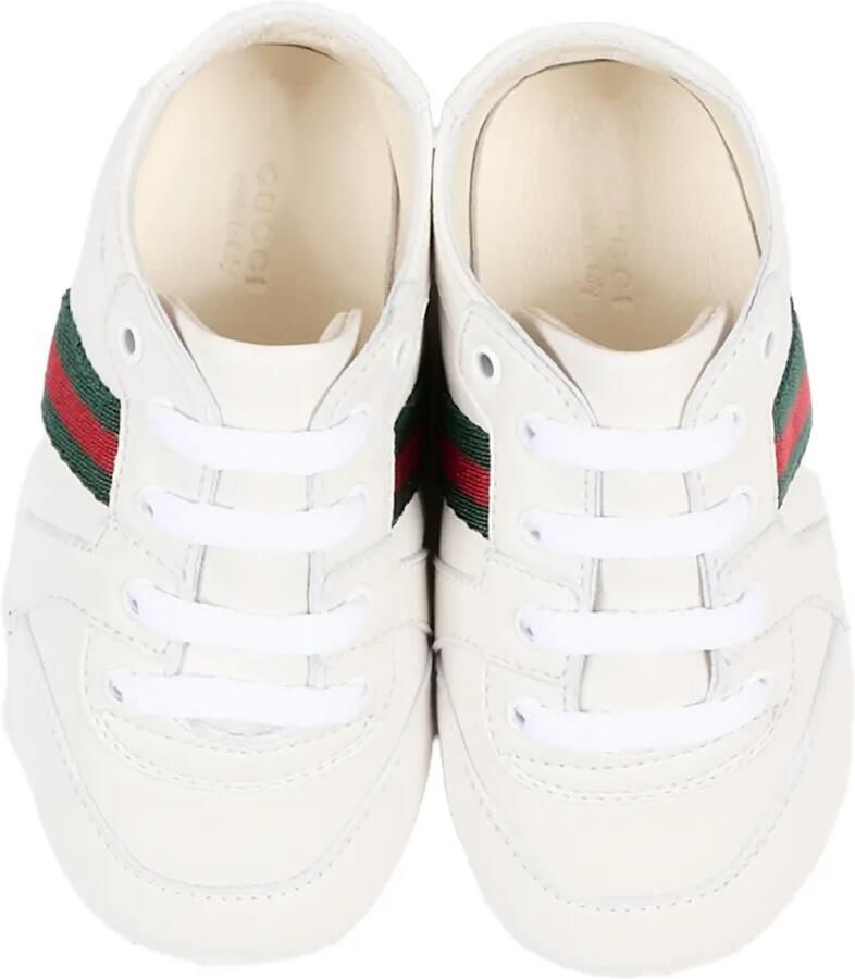 Gucci Kids Leren sneakers Wit - Foto 2