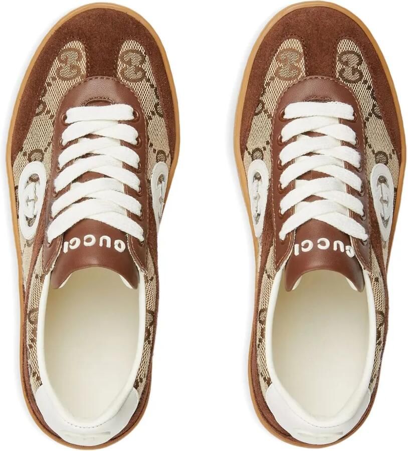 Gucci Kids Low-top sneakers met GG-monogram Bruin - Foto 2