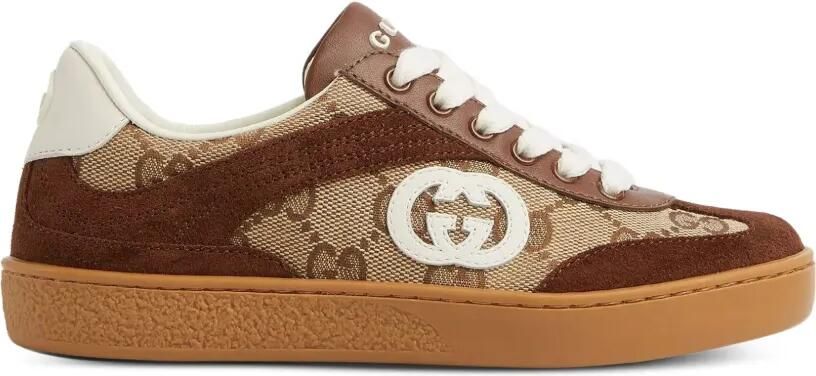 Gucci Kids Low-top sneakers met GG-monogram Bruin - Foto 4