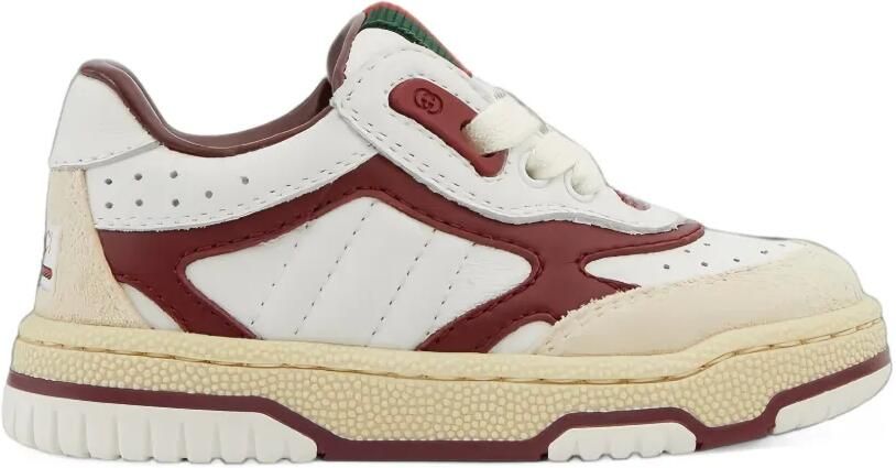 Gucci Kids Re-Web Interlocking G sneakers Wit - Foto 3