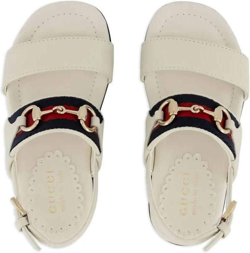 Gucci Kids Sandalen met Web-streep Wit - Foto 2
