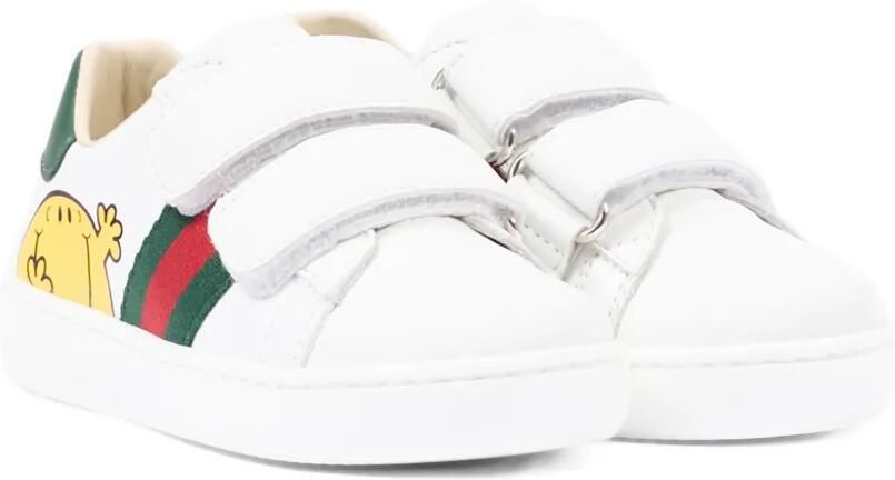 Gucci Kids Sneakers met klittenband Wit