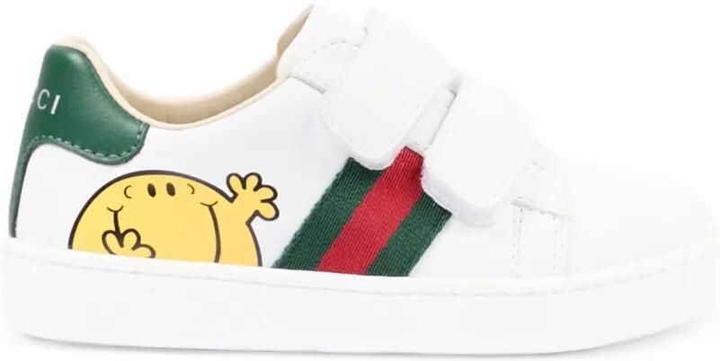 Gucci Kids Sneakers met klittenband Wit - Foto 4