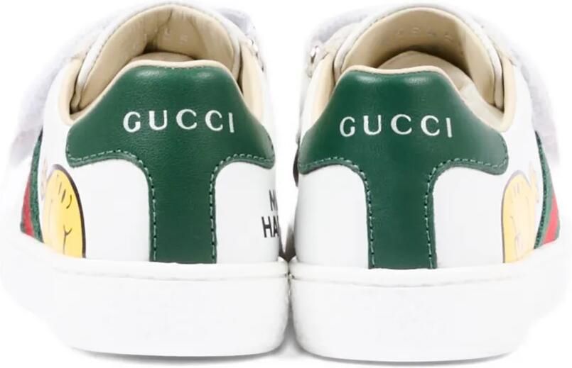 Gucci Kids Sneakers met klittenband Wit - Foto 3