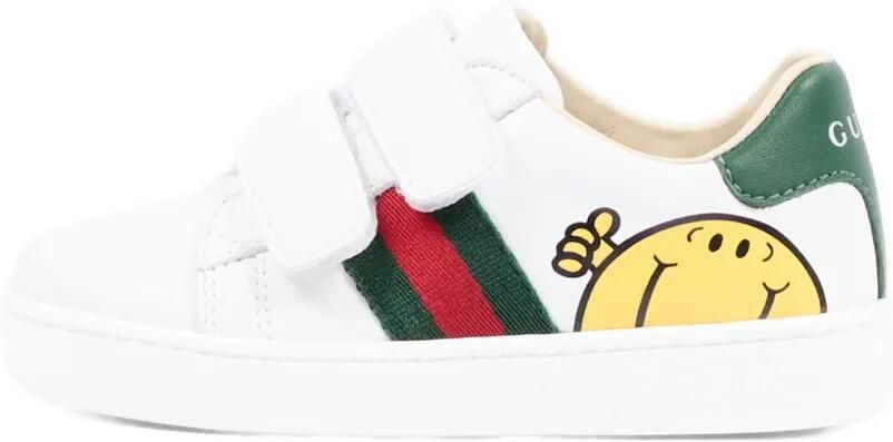 Gucci Kids Sneakers met klittenband Wit - Foto 5