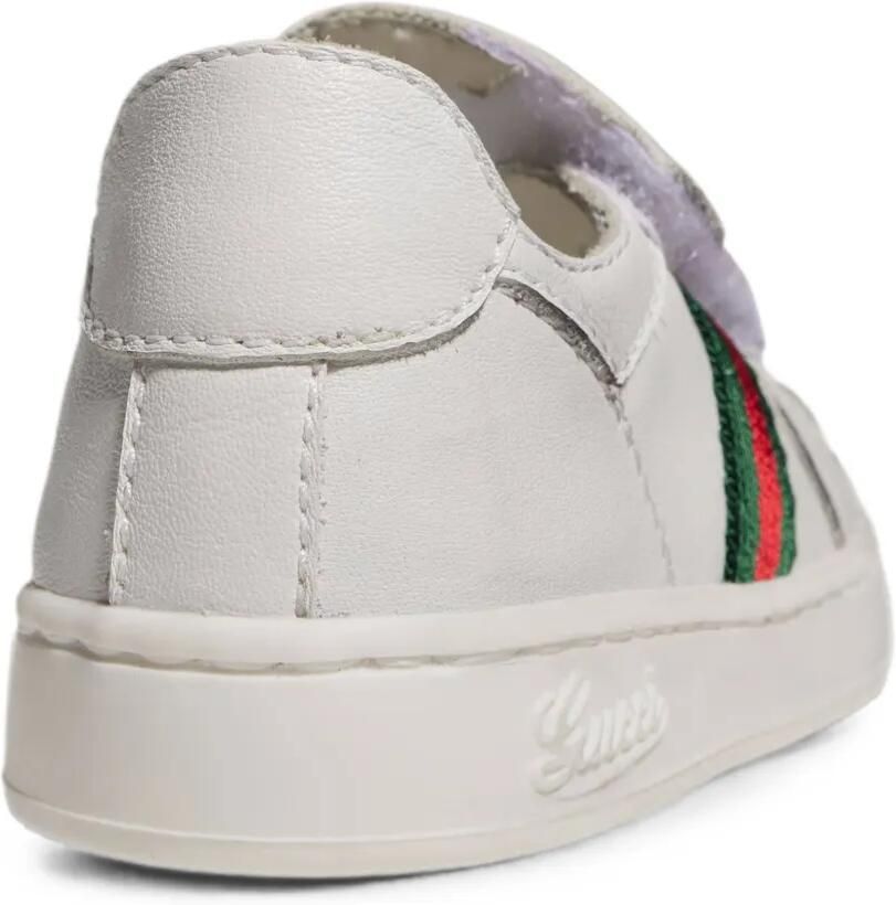 Gucci Kids Sneakers met Web-streep Wit