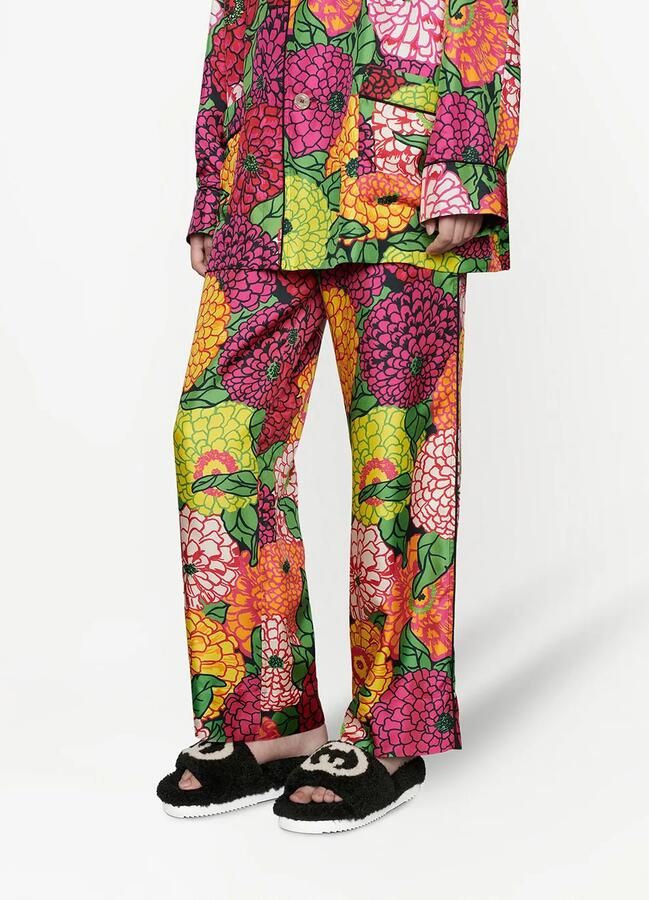 Gucci Lammy slippers Zwart - Foto 3