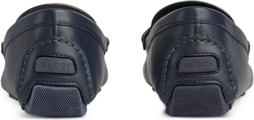 Gucci Leren loafers Blauw - Foto 4