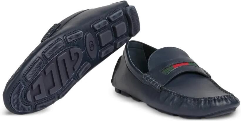 Gucci Leren loafers Blauw - Foto 3