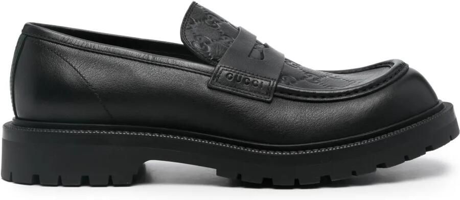 Gucci Leren loafers Zwart