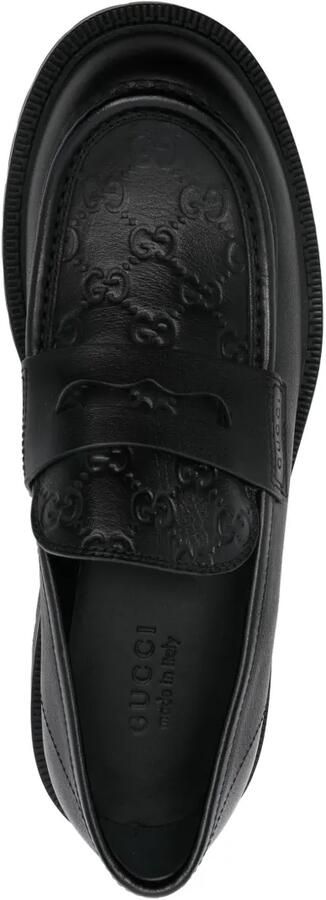 Gucci Leren loafers Zwart - Foto 3