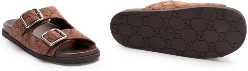 Gucci Leren muiltjes Bruin - Foto 3