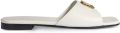 Gucci Leren sandalen met GG-logo Wit - Wit