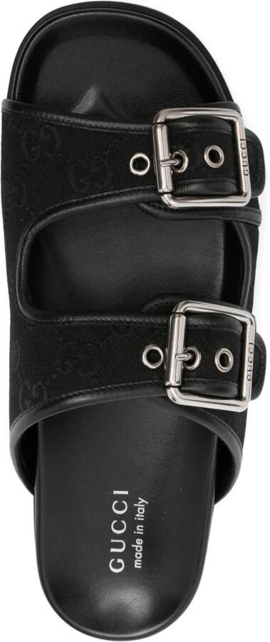 Gucci Leren sandalen Zwart - Foto 2