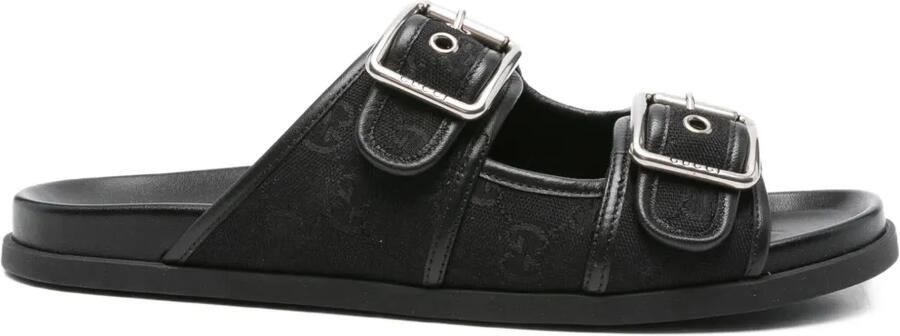 Gucci Leren sandalen Zwart - Foto 4