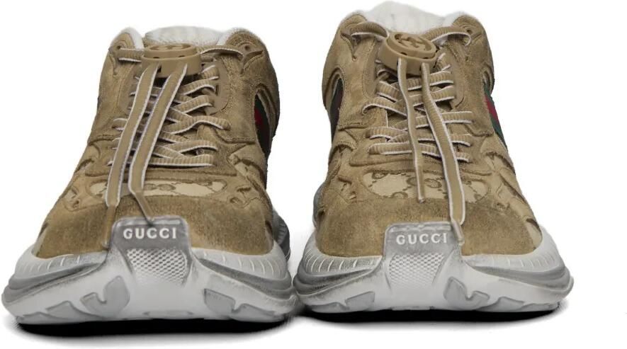 Gucci Leren sneakers Bruin