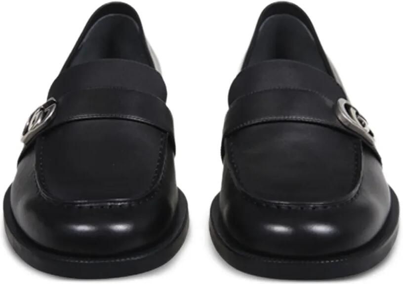 Gucci Double G leren loafers Zwart