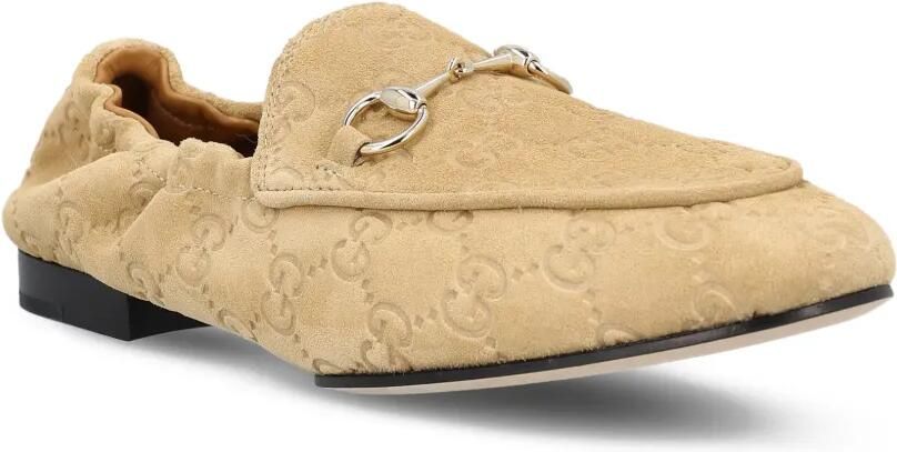 Gucci Loafers met GG-patroon Beige - Foto 4