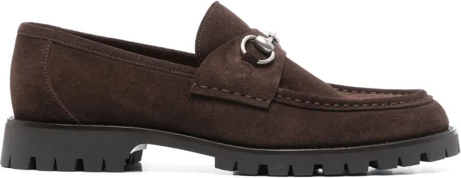 Gucci Loafers met horsebit detail Bruin - Foto 1
