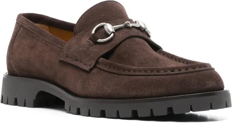 Gucci Loafers met horsebit detail Bruin - Foto 2