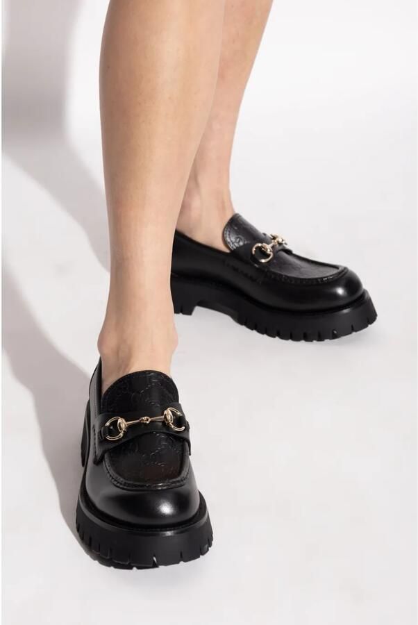 Gucci Loafers met horsebit detail Zwart - Foto 2