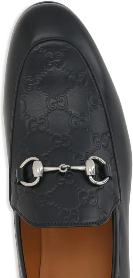 Gucci Loafers met horsebit plakkaat Zwart