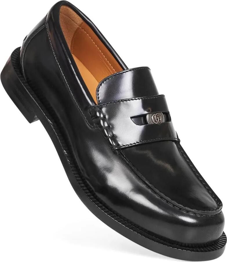Gucci Loafers met Interlocking G-logo Zwart - Foto 2