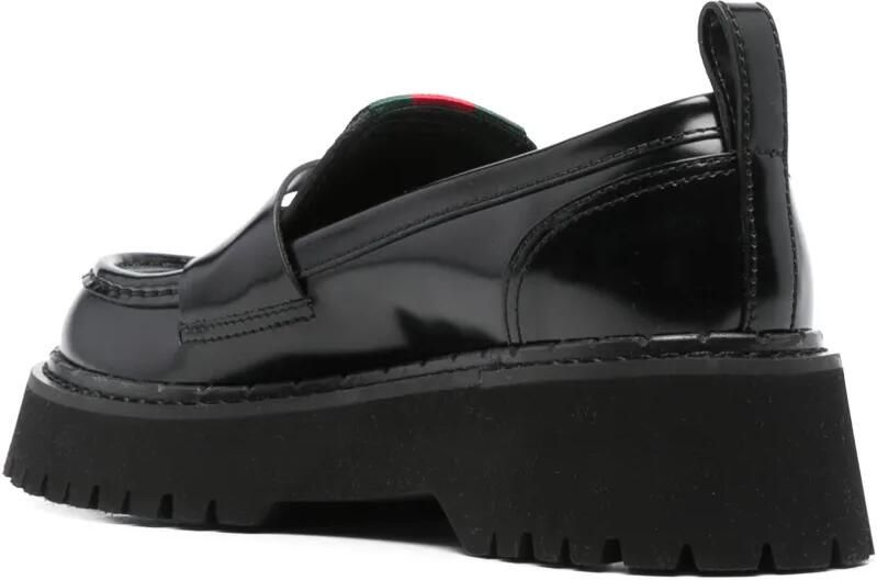 Gucci Loafers met Web-detail Zwart - Foto 2
